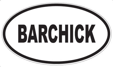 BARCHICK - Oval Magnet