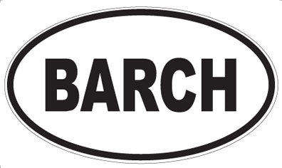 BARCH - Oval Magnet