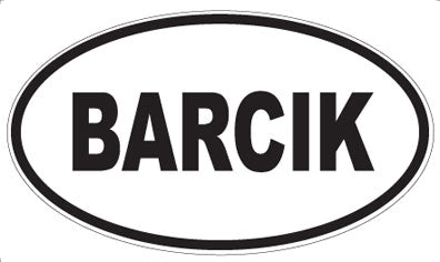 BARCIK - Oval Magnet