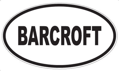 BARCROFT - Oval Magnet