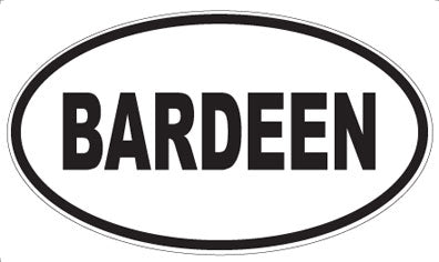 BARDEEN - Oval Magnet