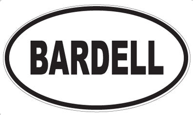 BARDELL - Oval Magnet