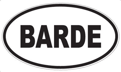 BARDE - Oval Magnet