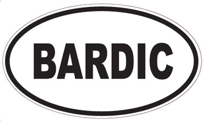BARDIC - Oval Sticker