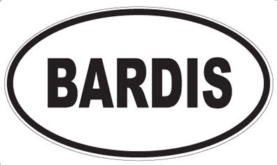 BARDIS - Oval Magnet