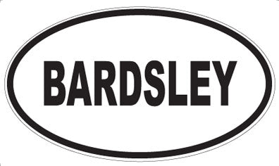 BARDSLEY - Oval Magnet