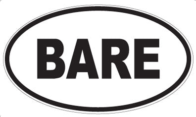BARE - Oval Magnet
