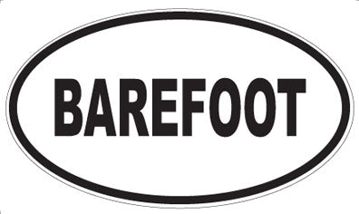 BAREFOOT - Oval Magnet