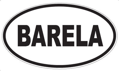 BARELA - Oval Magnet