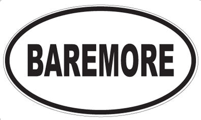 BAREMORE - Oval Magnet