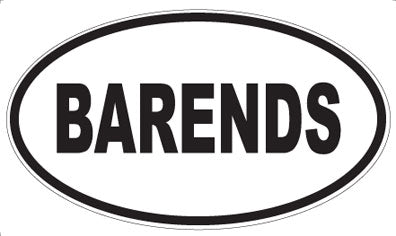BARENDS - Oval Magnet