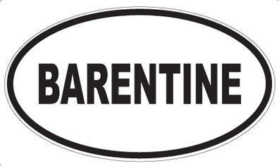 BARENTINE - Oval Magnet