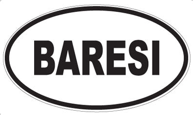 BARESI - Oval Magnet