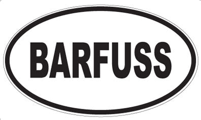 BARFUSS - Oval Magnet