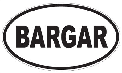 BARGAR - Oval Magnet