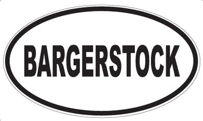 BARGERSTOCK - Oval Magnet