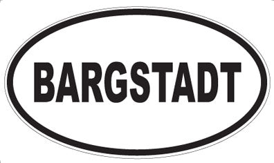 BARGSTADT - Oval Magnet