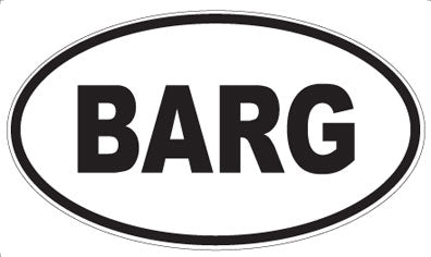 BARG - Oval Magnet