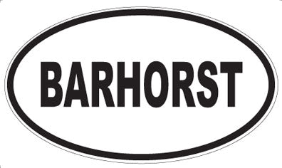 BARHORST - Oval Magnet