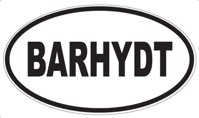 BARHYDT - Oval Magnet