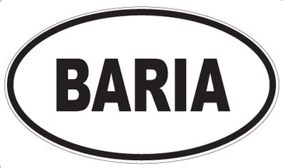 BARIA - Oval Magnet