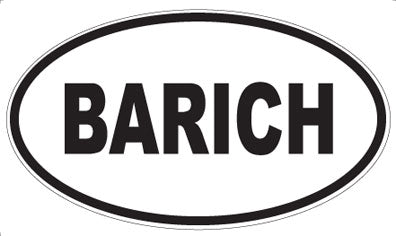 BARICH - Oval Magnet