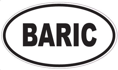 BARIC - Oval Magnet