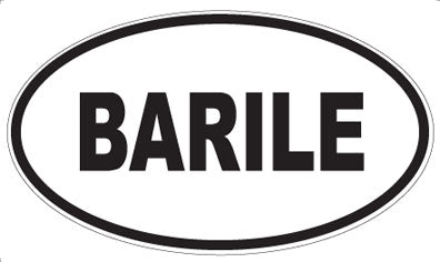 BARILE - Oval Magnet
