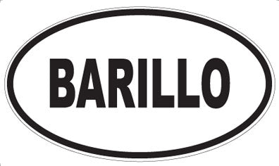 BARILLO - Oval Magnet