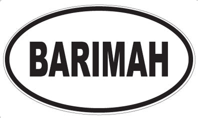 BARIMAH - Oval Magnet