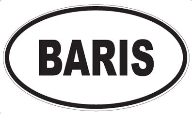 BARIS - Oval Magnet