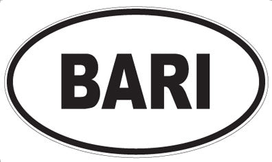 BARI - Oval Magnet