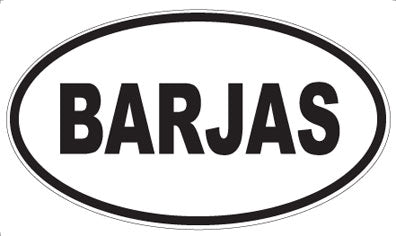 BARJAS - Oval Magnet