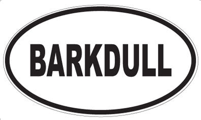 BARKDULL - Oval Magnet