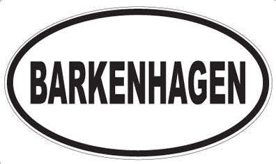BARKENHAGEN - Oval Magnet