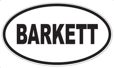 BARKETT - Oval Magnet