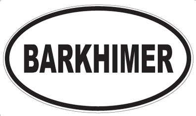 BARKHIMER - Oval Magnet