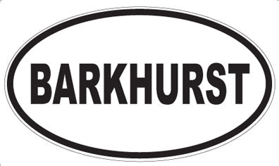 BARKHURST - Oval Magnet
