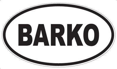 BARKO - Oval Magnet