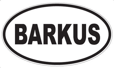 BARKUS - Oval Magnet