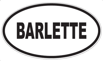 BARLETTE - Oval Magnet