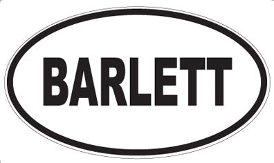 BARLETT - Oval Magnet