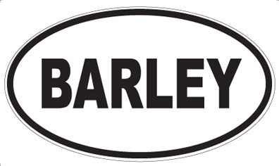 BARLEY - Oval Magnet
