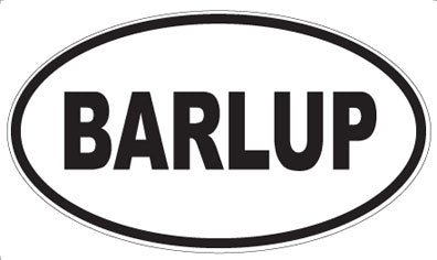 BARLUP - Oval Magnet