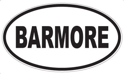 BARMORE - Oval Magnet