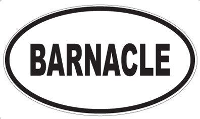 BARNACLE - Oval Magnet