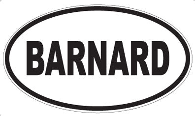 BARNARD - Oval Magnet