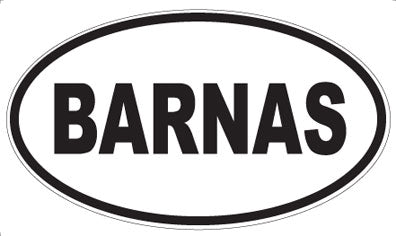 BARNAS - Oval Magnet