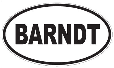 BARNDT - Oval Magnet