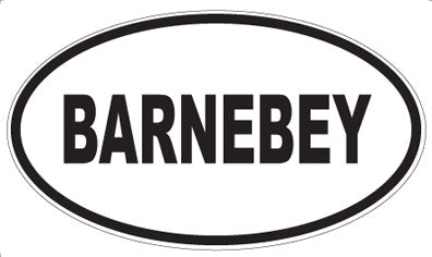 BARNEBEY - Oval Magnet